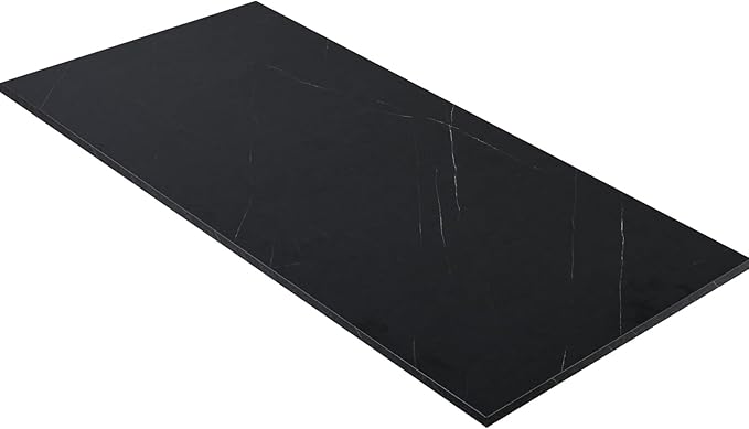 Kaboon Universal Tabletop 55"x23.62" Solid One-Piece Melamine Table Top by Kaboon