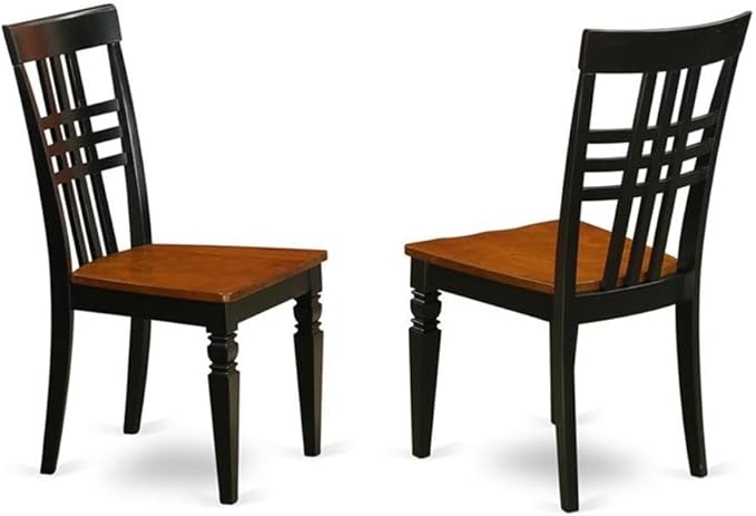 East West Furniture QULG5-BCH-W 5 Piece Kitchen Table Set - Image 4