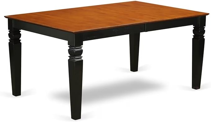 East West Furniture LGAN9-BCH-C 9 Piece Dining Set Includes a Rectangle Dining - Image 5
