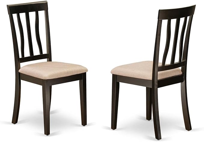 East West Furniture BOAN3-CAP-C 3 Piece Kitchen Table Set - Image 3
