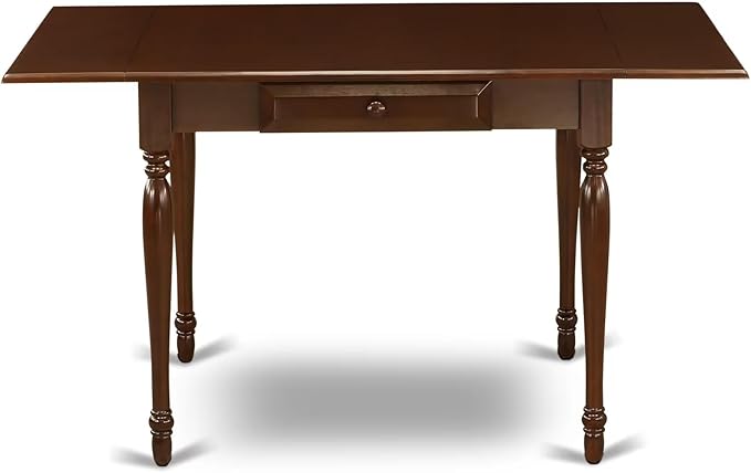 East West Furniture MZCL5-MAH-C 5 Piece Kitchen Table & Chairs Set Includes a - Image 7