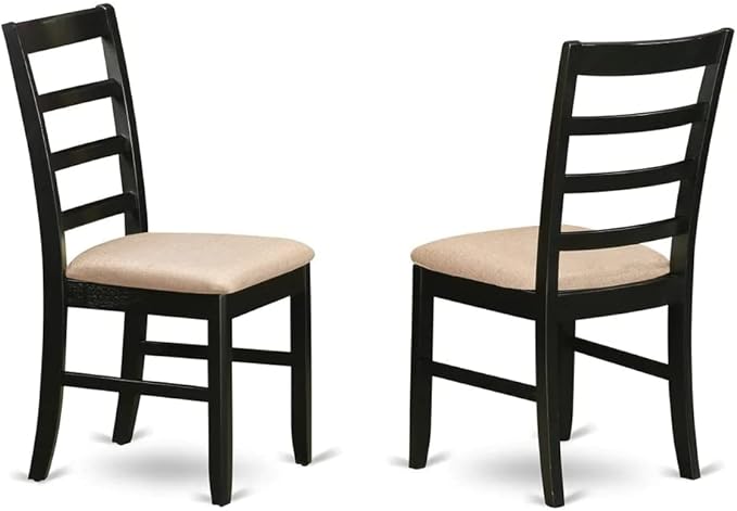 East West Furniture PLPF9-BCH-C 9 Piece Kitchen Table & Chairs Set Includes an - Image 6