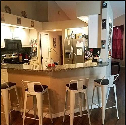 Yongchuang 30 inch Bar Stools Set of 4 Bar Height Metal Barstools - Image 8