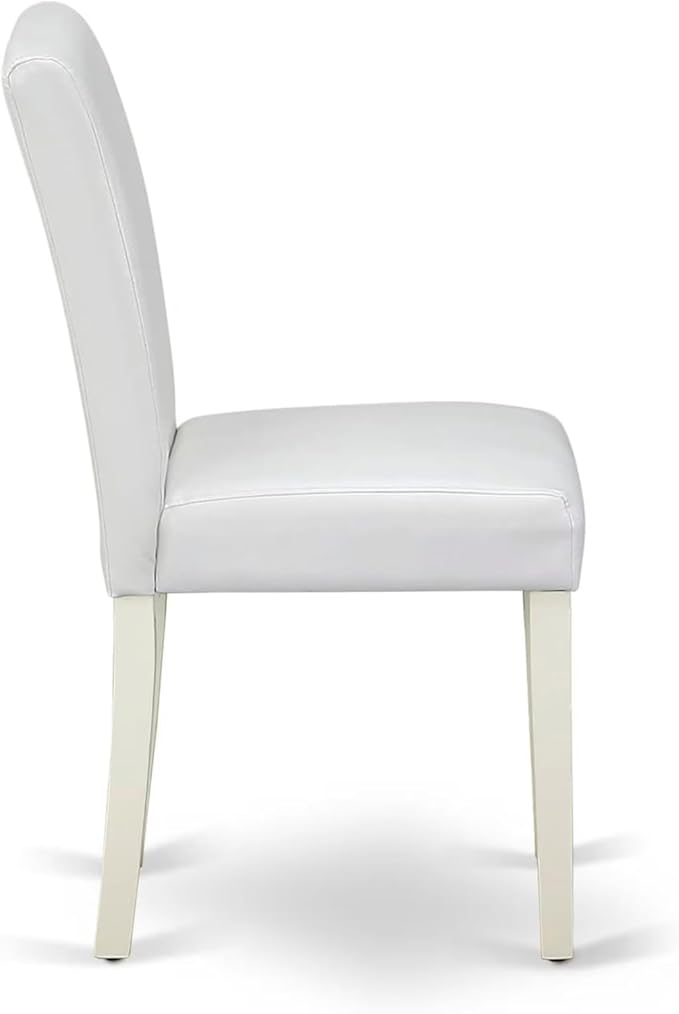East West Furniture LGAB7-LWH-64 7 Piece Modern Dining Table Set Consist of a - Image 9