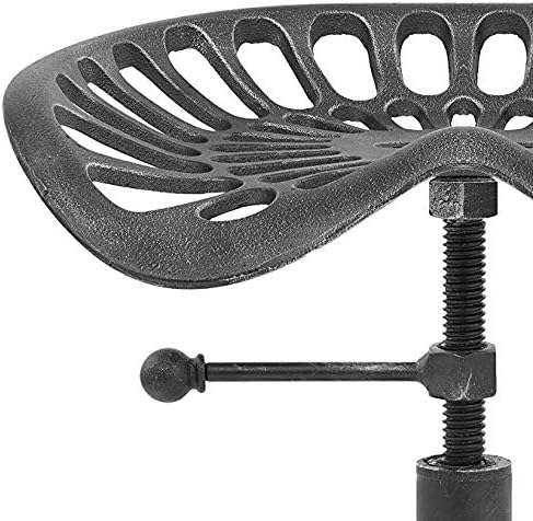 LOKKHAN Tractor Seat Bar Stool-Rustic Industrial Bar Stool-Farmhouse Cast Iron - Image 3
