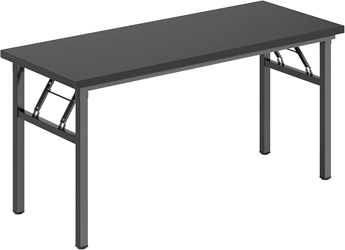 DlandHome Large Computer Desk, Folding Desk, Decent and Steady Home Office - Image 9