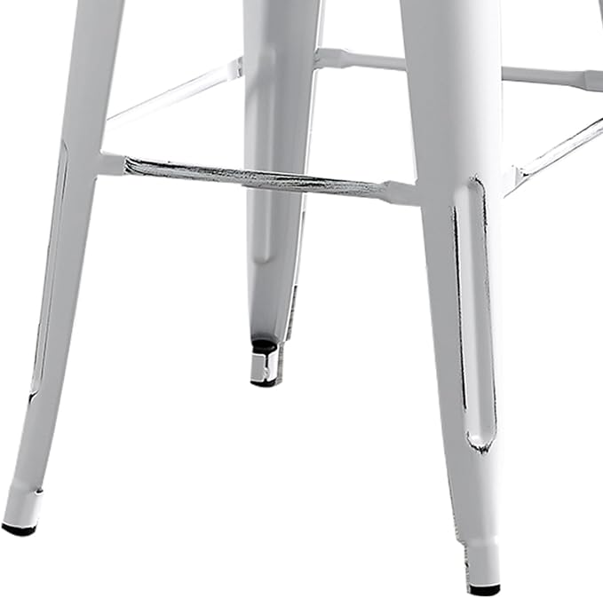 AC Pacific Modern Metal Barstool Set of 2 – Country Rustic Style - Image 8