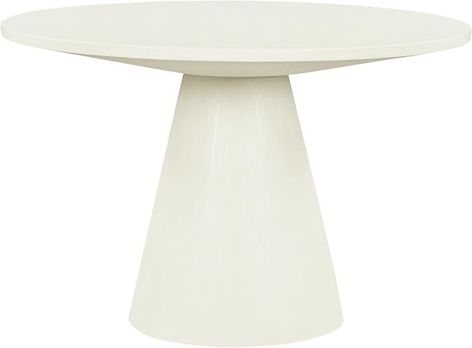 ERYE Contemporary Wooden Round Dining Table, More Decorative Rubber Wood - Image 3
