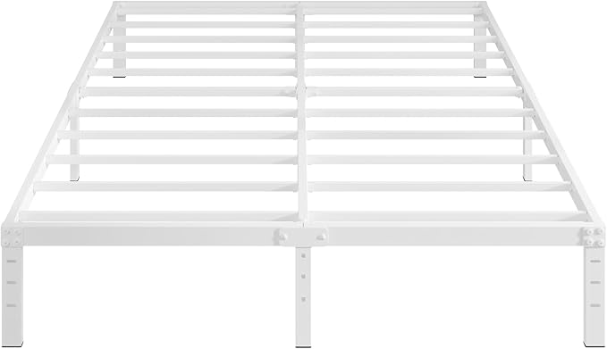 12 Inch Bed Frame Queen Size, Heavy Duty Steel Queen Bed Frame No Box Spring - Image 8