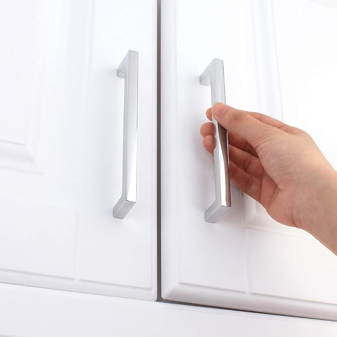 KOOFIZO 30-Pack Solid Square Bar Cabinet Handle - Image 3