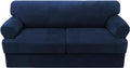 H.VERSAILTEX Sofa Cover 3 Piece T Cushion Sofa Slipcovers Thick Velvet Couch by HVERSAILTEX