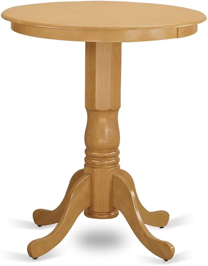 East West Furniture ESCE3-OAK-07 3 Piece Dinette Set - Image 3