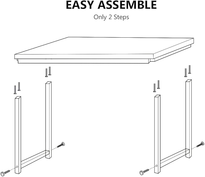 Tribesigns Computer Desk, 63 inch Large Office Desk Computer Table Study - Image 3