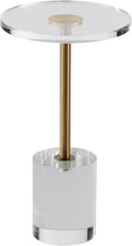 VEVOR Clear Acrylic End Table, Acrylic Side Table by VEVOR