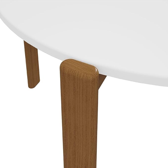 Manhattan Comfort Gales 46-Inch Mid Century Modern Round Dining Table - Image 4
