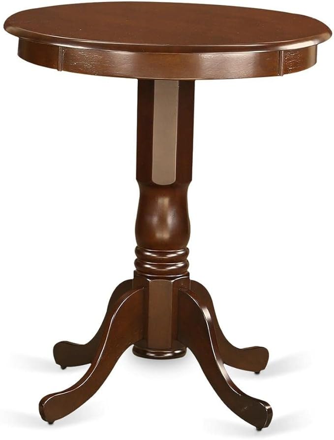East West Furniture EDVN3-MAH-LC 3 Piece Counter Height Dining Set Contains a - Image 2