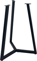 Metal Round Table Legs 28 Inch Coffee Table Legs, Table Base Black Iron Dining by JIANZHUO