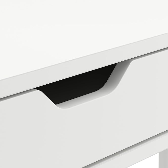 Furniture Nora 40W Writing Desk in Pure White | Computer Table - Image 5