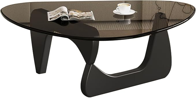 Modern Glass Coffee Table for Living Room, Mid Century Small Coffee Tables - Image 9
