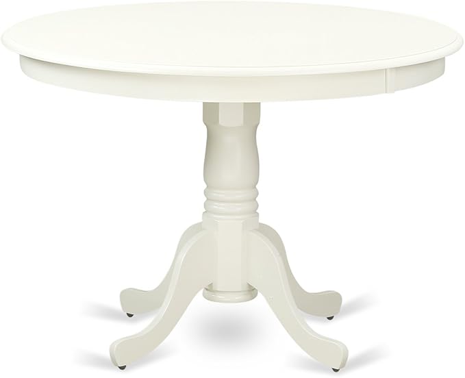 East West Furniture HLIP3-LWH-W 3 Piece Kitchen Table Set - Image 4