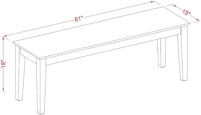 East West Furniture CAIP6-MAH-C 6 Piece Modern Dining Table Set Contains a - Image 14