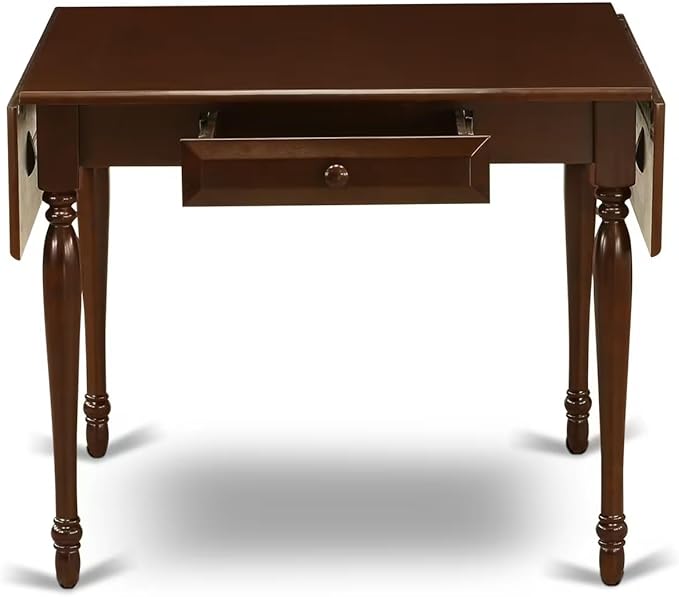 East West Furniture MZNO5-MAH-C 5 Piece Modern Dining Table Set Includes a - Image 9
