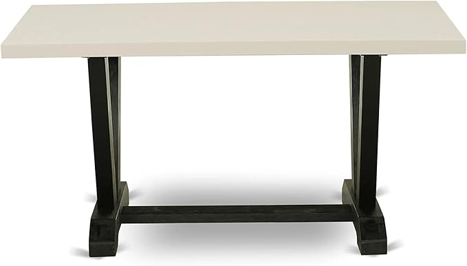 East West Furniture V626DR124-5 5 Piece Dining Table Set - Image 5
