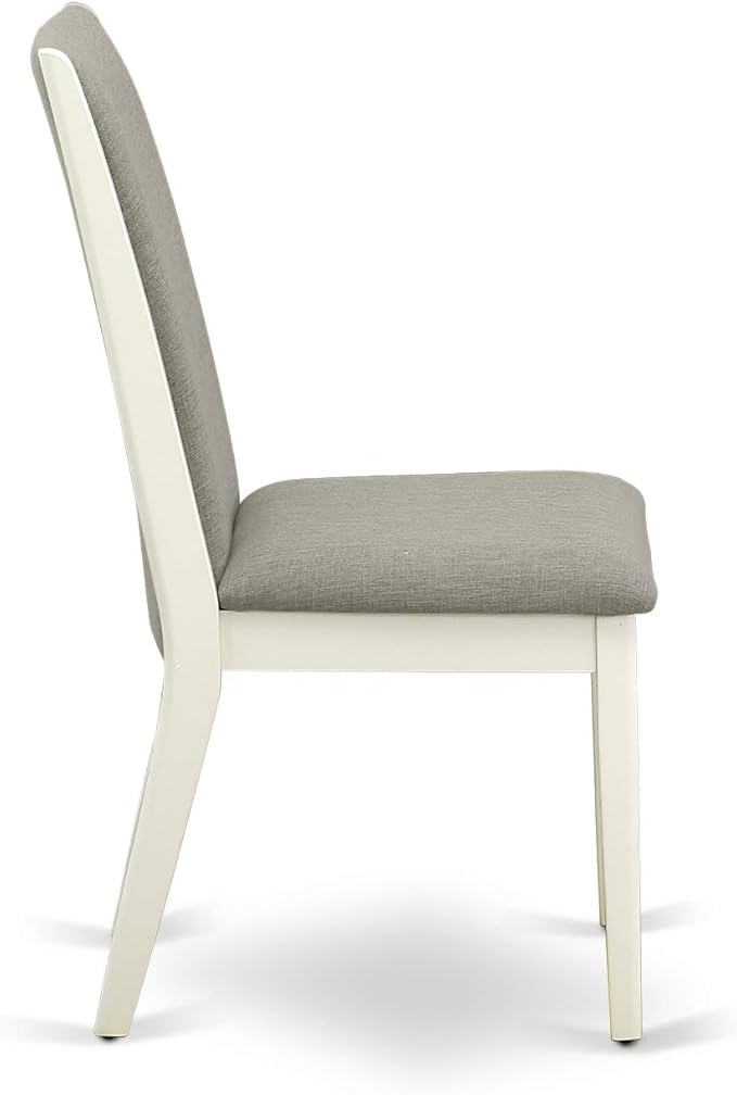 East West Furniture MZLA3-LWH-06 3 Piece Kitchen Table & Chairs Set Contains a - Image 11