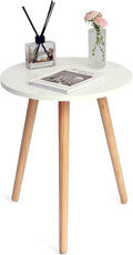 AWASEN Round Side/ End Table, Accent Nightstand Modern by AWASEN