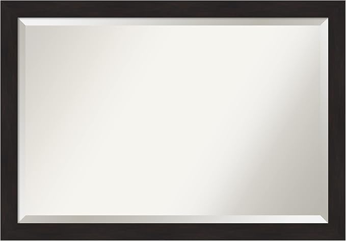 Amanti Art Brown Bathroom Mirror by AmantiArt