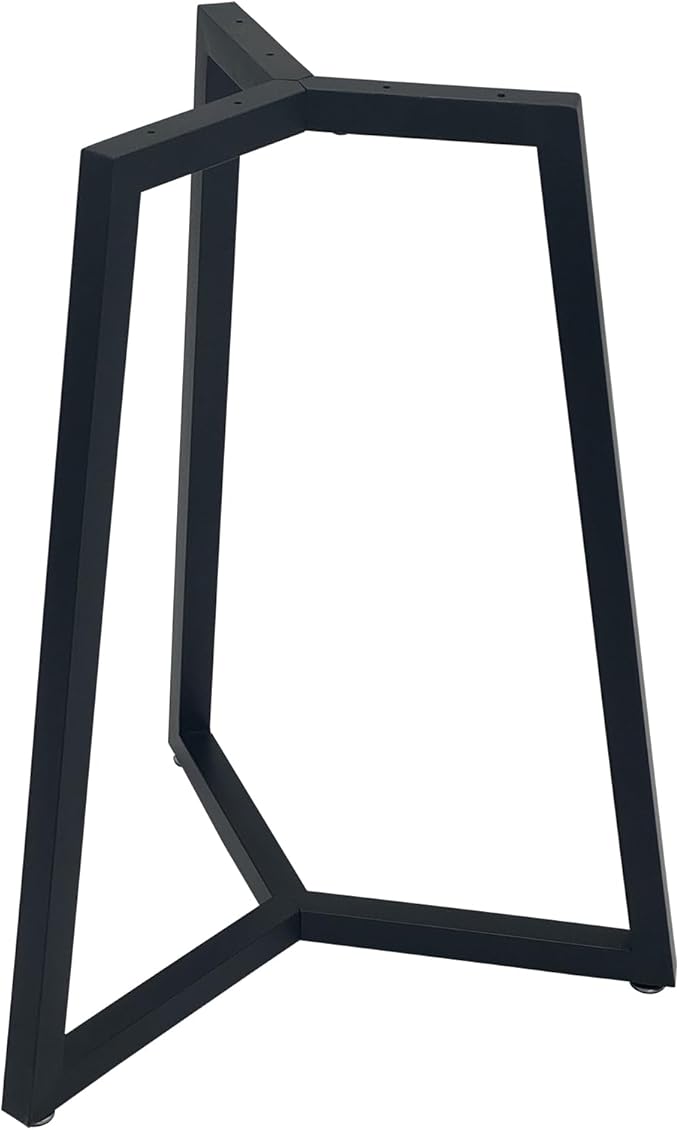 Round Table Legs 16 Inch Coffee Table Legs, Metal Table Base Black Iron Legs by JIANZHUO