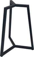 Round Table Legs 16 Inch Coffee Table Legs, Metal Table Base Black Iron Legs by JIANZHUO