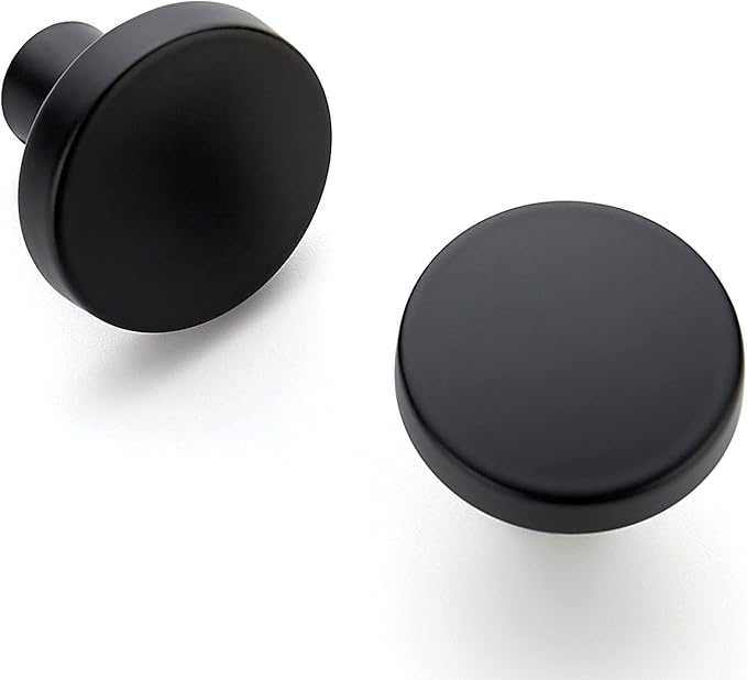 Ravinte 10 Pack Drawer Pulls 1-1/4 Inch Kitchen Cabinet Knobs Solid Round - Image 9