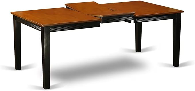 East West Furniture QUNI9-BCH-W 9 Piece Dining Room Table Set Includes a - Image 6