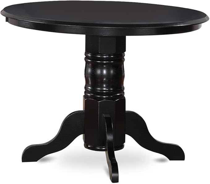 East West Furniture SHNO3-BLK-W 3 Piece Dining Room Furniture Set Contains a - Image 2