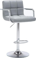AC Pacific Contemporary Adjustable Swivel Kitchen Bar Stool Chair by ACPacific