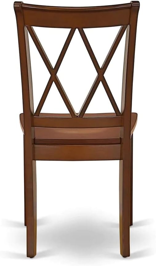 East West Furniture DOCL7-MAH-W 7 Piece Dining Table Set Consist of a Rectangle - Image 12