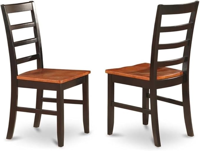 East West Furniture DOPF5-BCH-W 5 Piece Kitchen Table & Chairs Set Includes a - Image 4