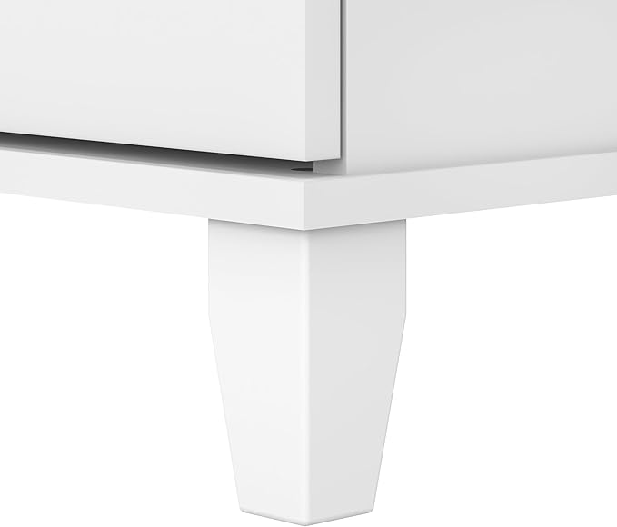 Bush Furniture Somerset 5 Shelf Bookcase in White, Tall Bookshelf, Large Book - Image 6