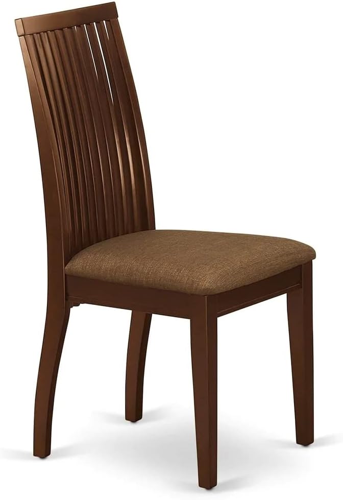 East West Furniture DMIP5-MAH-C 5 Piece Kitchen Table & Chairs Set Includes a - Image 9
