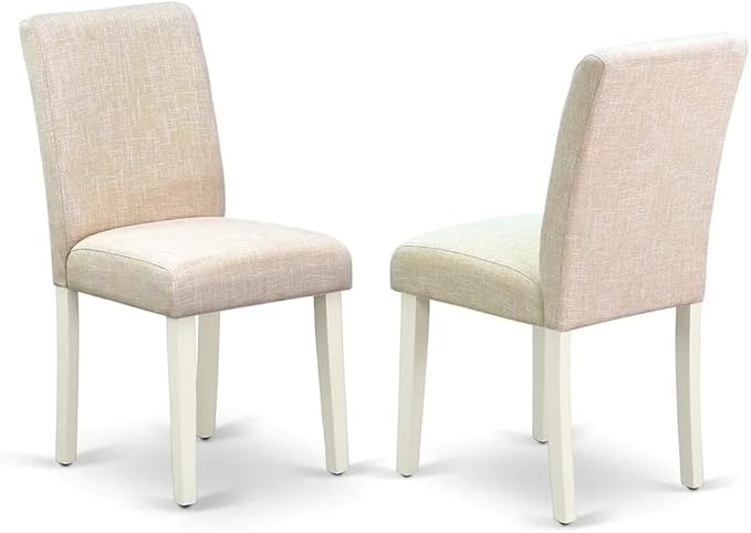 East West Furniture VAAB9-LWH-02 9 Piece Dining Room Set Includes an Oval - Image 9