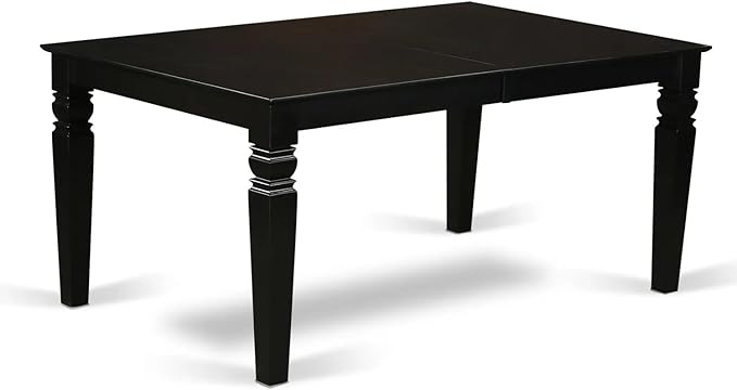 East West Furniture LGX27-BLK-30 -7 Piece Dining Set Includes a Rectangular - Image 6