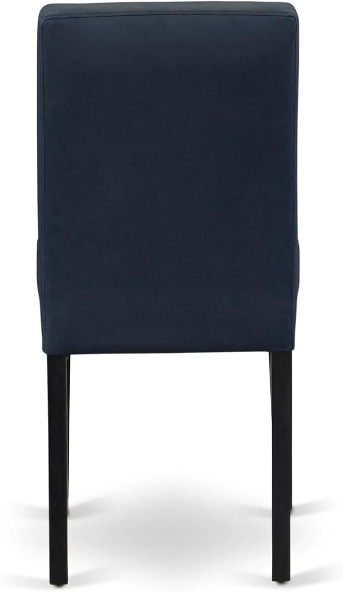 East West Furniture LGAS7-BLK-09 7 Piece Dining Table Set Consists A Wooden - Image 11