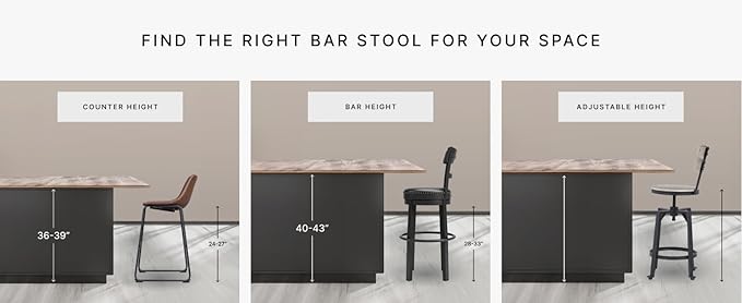 Signature Design by Ashley Caitbrook 30" Farmhouse Bar Height Upholstered - Image 10