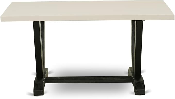 East West Furniture V626DR124-5 5 Piece Dining Table Set - Image 6