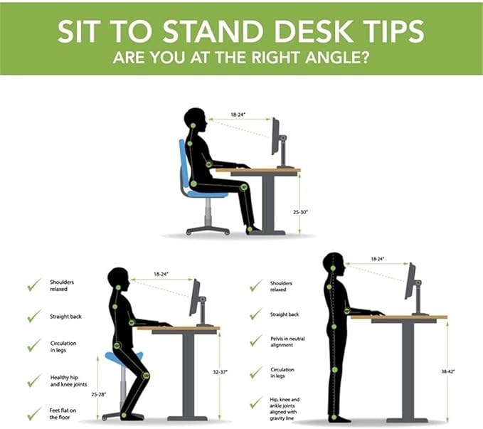 Bush Furniture Energize 55W x 24D Electric Height Adjustable Standing Desk in - Image 6