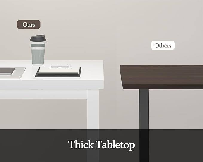55.1 Inch Small Computer Desk, Home Office Desk, Modern Desk Table - Image 5