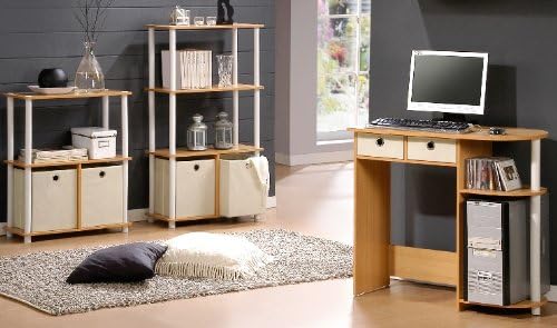 Furinno Go Green 4-Tier Multipurpose Storage Rack Shelving Unit - Image 2
