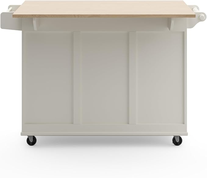 Homestyles Dolly Madison Off-White Mobile Kitchen Island Cart - Image 8