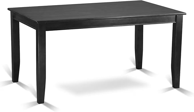East West Furniture DUAB5-BLK-73 5 Piece Dining Room Table Set Includes a - Image 3